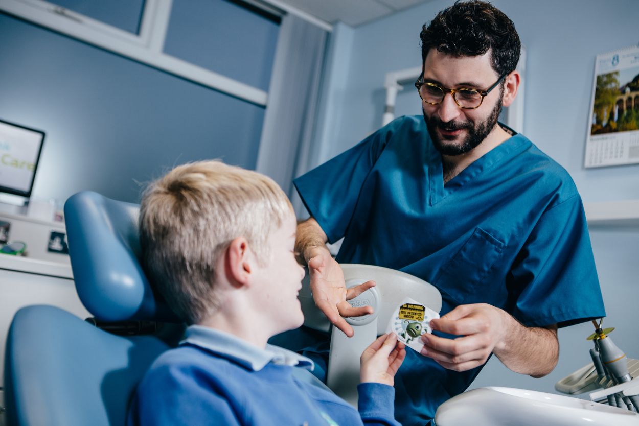 Preventative dental treatment for child at Kingswood Parks Dental Clinic Hull